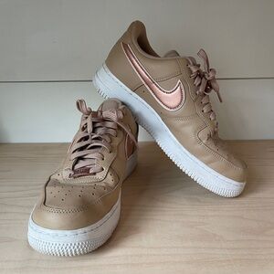 Women Air Force 1 '07 Essential 'Hemp Metallic Rose Gold'